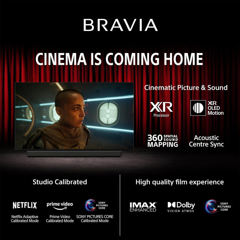 Sony 139 cm 55 Inch BRAVIA 8 4K Ultra HD Smart OLED Google TV (K-55XR80 IN5)