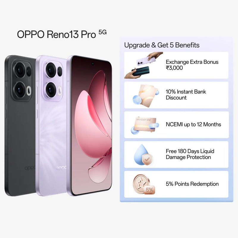 Oppo Reno13 Pro 5G 12GB+256GB (Mist Lavender)