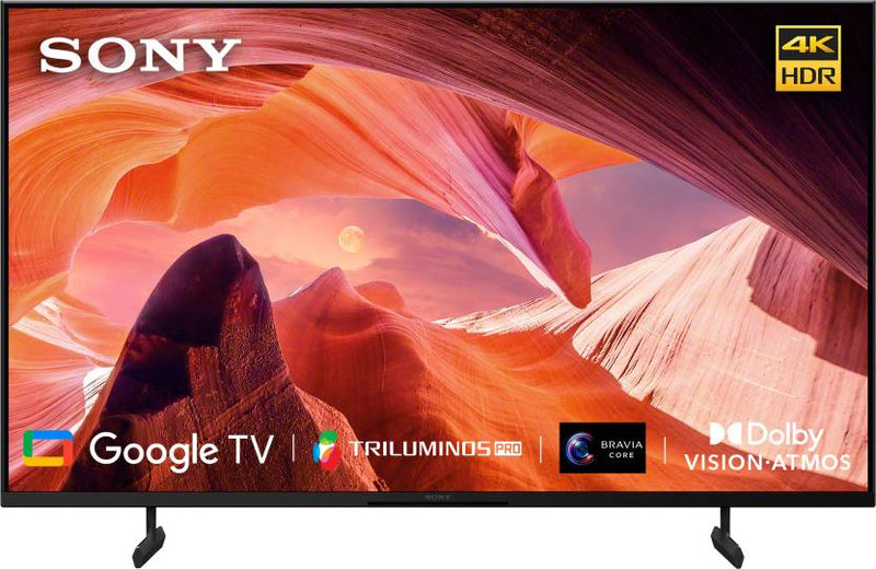 Sony Bravia 126 cm (50 inches) 4K Ultra HD Smart LED Google TV KD-50X80L IN5 (Black)
