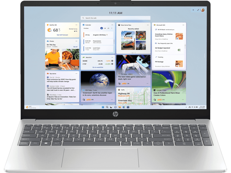 HP Laptop 15.6 Inch, 8GB RAM + 512GB SSD | 13th Generation Intel® Core™ i5 processor |  Intel® Iris® Xᵉ Graphics | Windows 11 Home, Silver (15-fd0467TU)