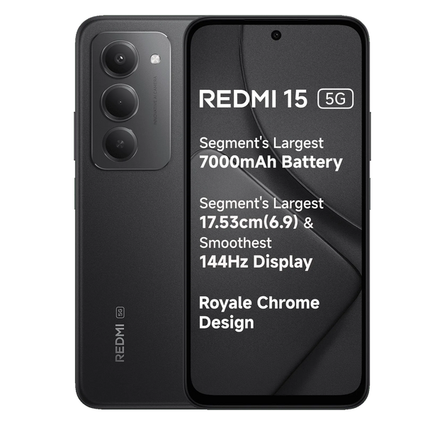 Redmi 15 5G | 8G+128GB | MIDNIGHT BLACK
