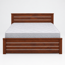 Darling Asta Cot – Engineered Wood, Queen, Teak Finish