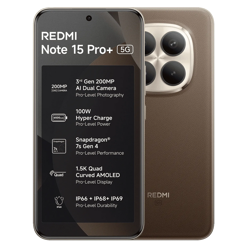 REDMI NOTE 15 PRO+ 5G 8GB+256GB - COFFEE MOCHA