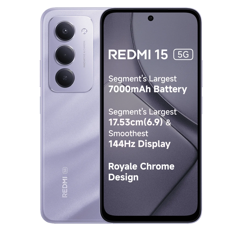 Redmi 15 5G | 8G+128GB | SANDY PURPLE