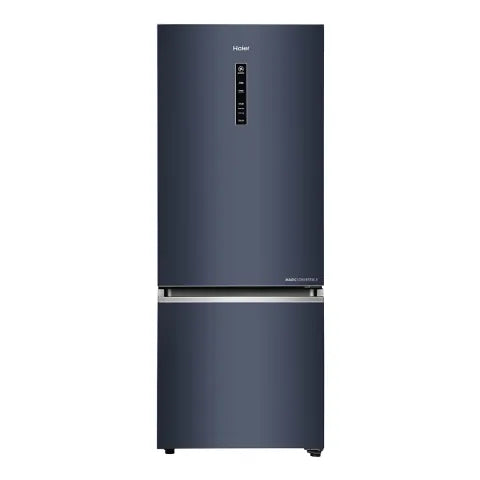 Haier 355 L, 3 Star, Graphite Black Finish Bottom Mounted Frost-Free Refrigerator (HRB-4053BGK-P)