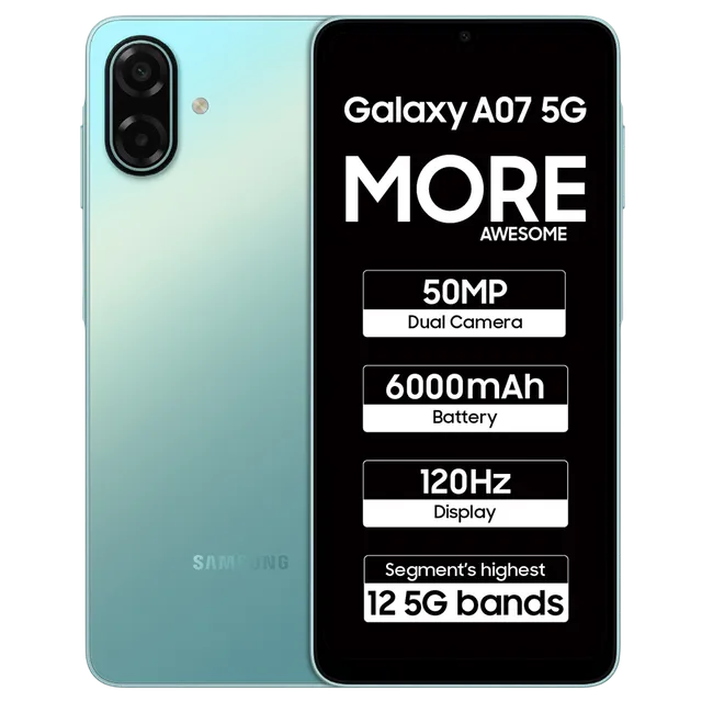 Samsung Galaxy A07 5G | 6GB+128GB | Light Green