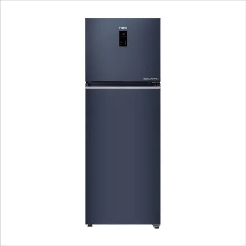 Haier 358L 3 Star | Frost Free Double Door Refrigerator | Display Panel Graphite Black
