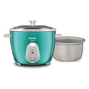 Preethi Glitter Electric Cooker, 2.2 Liters with Double Pan, Green (RC336)