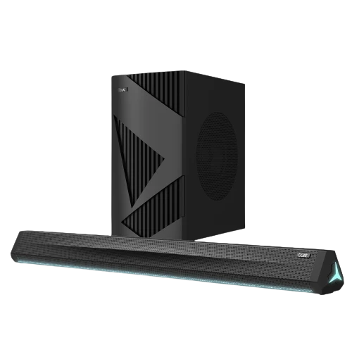 boAt Aavante Bar Theme, 160W RMS boAt Signature Sound, 2.1CH, Wireless Subwoofer