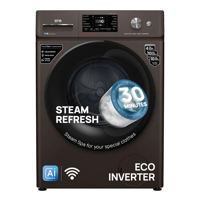 IFB Deep Clean | 9kg Front Load | Washing Machine with Power Steam