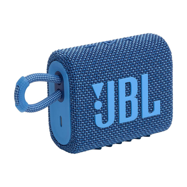 JBL Go 3 Eco: Portable Speaker with Bluetooth (JBSP0547 - JBL GO3 ECO PORTABLE BT SPEAKER - BLUE)