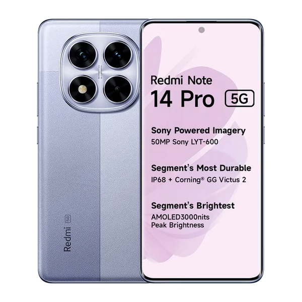 Redmi Note 14 Pro 5G 8GB + 128GB (Phantom Purple)