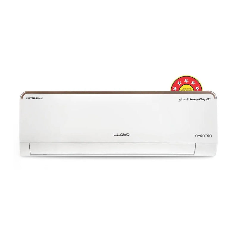 Lloyd 1.5 Ton, 5 Star | Grande Heavy Duty Split AC Inverter (GLS18I5FWGHE)