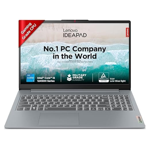 Lenovo IdeaPad Slim 3 15IAH8 | Intel Core i5 | 12th Gen Laptop (16GB+512GB SSD +Windows 11)