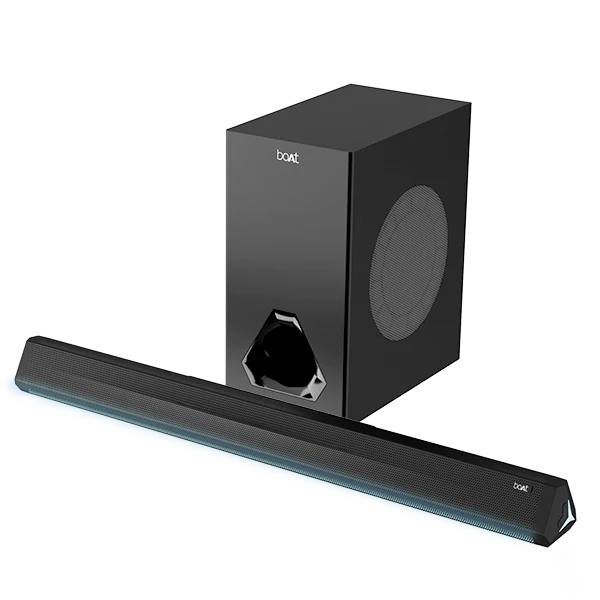 boAt Aavante Bar Aura Bluetooth Soundbar with 160W RMS Signature Sound, 2.1 Channel, Wired Subwoofer