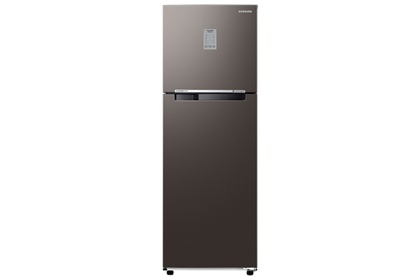 Samsung 256 L, 2 Star, Bespoke Convertible, Digital Inverter with Display, Frost Free Double Door Refrigerator Appliance (RT30CB732C2/HL, Cotta Steel Charcoal)