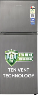 Lloyd 233 L, 2 Star Frost Free Double Door Refrigerator (GLFF262EDST1JC)