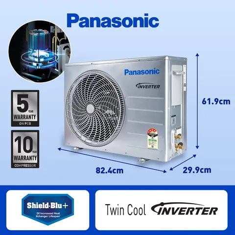 Panasonic 7 in 1 Convertible 2 Ton 3 Star Inverter Split AC