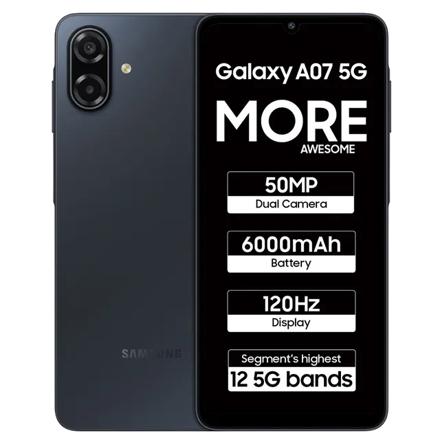 Samsung Galaxy A07 5G 6GB 128GB Black