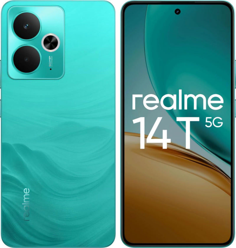 Realme 14T 5G | 8GB + 128GB ROM | Surf Green (RMX5078)