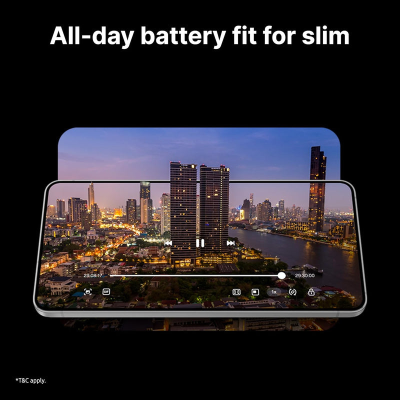 Samsung Galaxy S25 Edge 5G AI Smartphone | 12GB+256GB | Titanium Jetblack