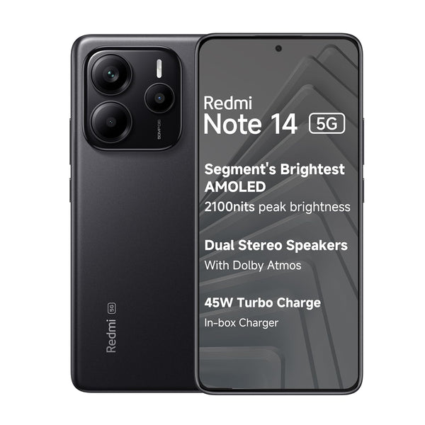 Redmi Note 14 5G 8GB 256GB (Titan Black)