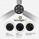 Crompton Energion NITEO 5S 1200mm 3 Blade BLDC Motor Ceiling Fan with Remote - Matte Grey