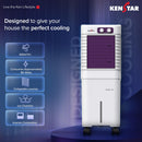 Kenstar PULSE HC 20 Litres 5 Star Personal Air Cooler (White & Purple)