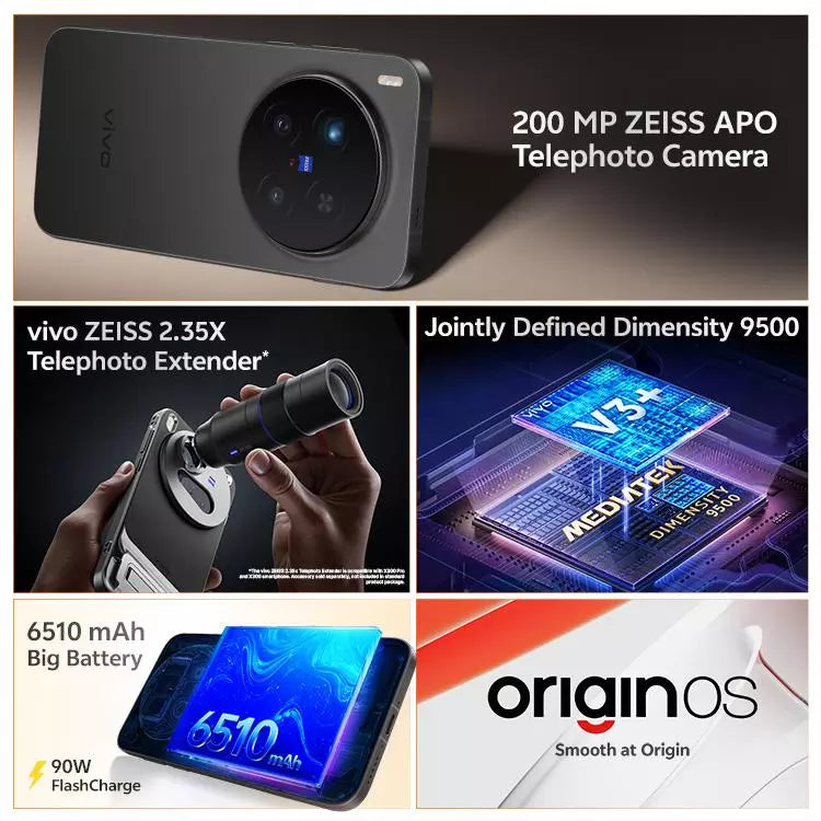 Vivo X300 Pro 5G | 16GB+512GB | Elite Black