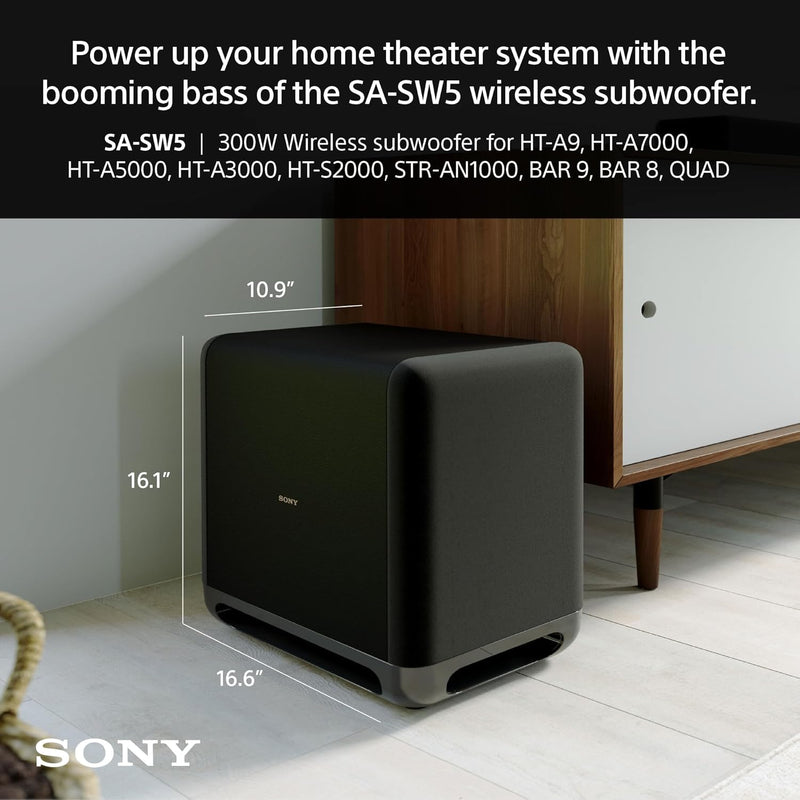 Sony | SA-SW5 | 300W | Wireless Subwoofer (SA-SW5M1 E12)