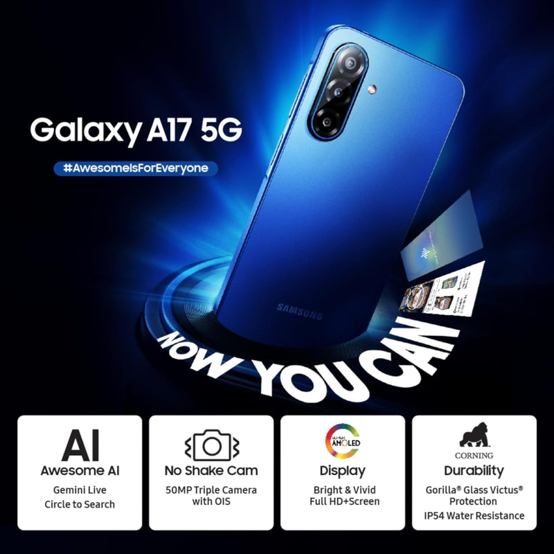 Galaxy A17 5G | SM-A176BZKMINU | 8GB+128GB | BLACK