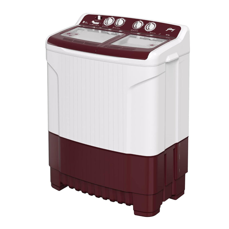 Godrej Edge 8.5 Kg 5 star Semi-Automatic Top Loading Washing Machine (WS EDGE 85 5.0 WNRD TB3 M)