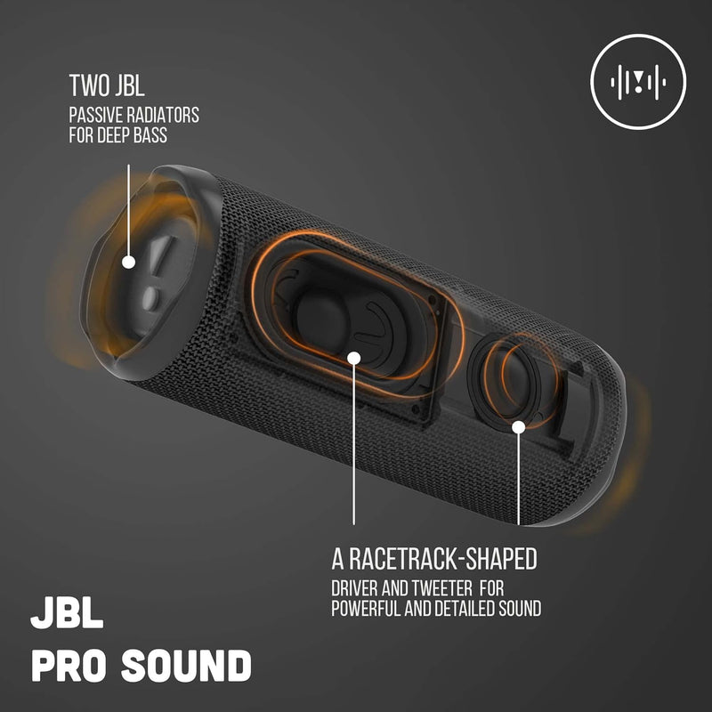 JBL Flip 6 Wireless Portable Bluetooth Speaker (JBSP0462 - JBL FLIP6 PORTABLE BT SPEAKER - BLACK)