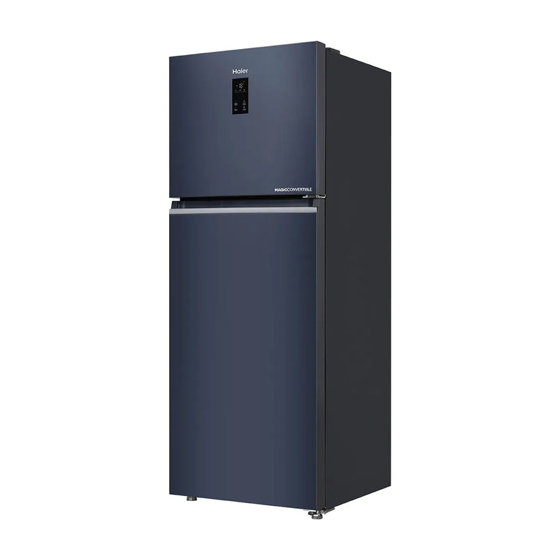 Haier 358L 3 Star | Frost Free Double Door Refrigerator | Display Panel Graphite Black