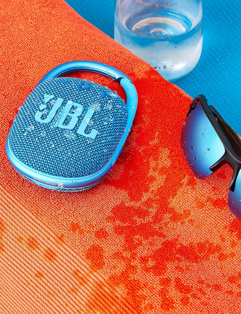 JBL Clip 4 Eco with eco-Friendly Wireless Portable Bluetooth Speaker (JBL CLIP 4 ECO BLU)