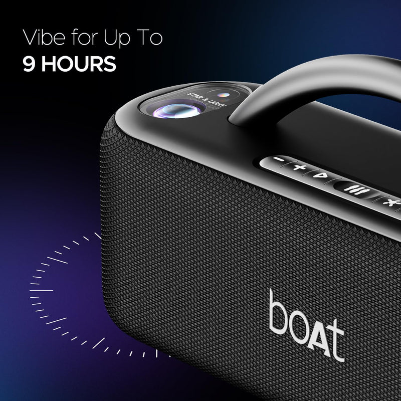 boAt Stone Lumos 60W Bluetooth Speaker (midnight black)