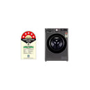 LG 12 kg Front Load Washing Machine with AI Direct Drive™, Steam+, Platinum Black | FHP1412Z9B.APBQEIL