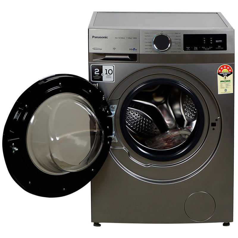 Panasonic 7 kg 5 Star Inverter Fully Automatic Front Loading Washing Machine (NA-147MG2L01)