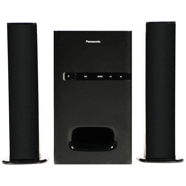 Panasonic | 80 W, 2.1 CH USB | Auxiliary Multimedia Speaker System (SC-HT260GW-K, Black)