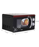 Haier 20L Solo Microwave Oven with Floral Design (HIL2002MFPH)
