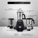 Preethi Taurus Plus 1000W Mixer Grinder - 4 Jars