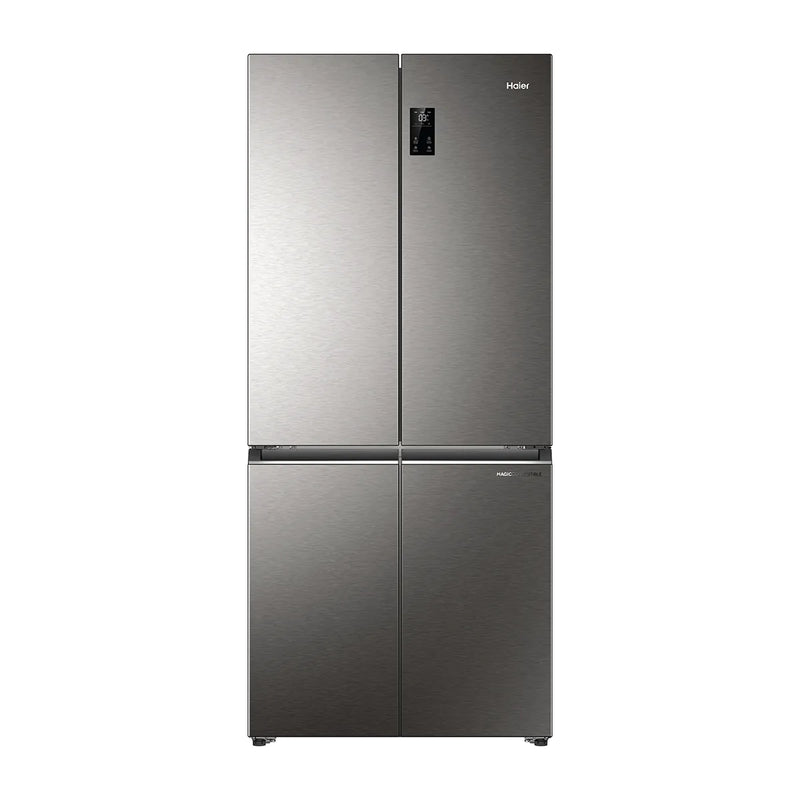 Haier 520 L Inox Steel 4 Door Side by Side Refrigerator, Lumiere Series (HRB-600IS)