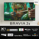 Sony 164 cm (65 inches) BRAVIA 2 4K Ultra HD Smart LED Google TV (K-65S25M2 IN5)