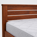 Darling Asta Cot – Engineered Wood, Queen, Teak Finish