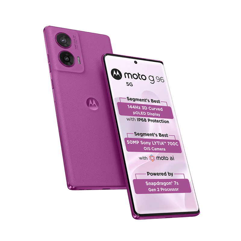 Motorola G96 5G | 8GB + 128GB | PANTONE Cattleya Orchid