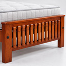 Darling Leno Cot – Mahogany
