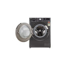 LG 12 kg Front Load Washing Machine with AI Direct Drive™, Steam+, Platinum Black | FHP1412Z9B.APBQEIL