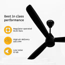 Atomberg Renesa Prime 1200mm Ceiling Fan - Gloss Black (FG1095)