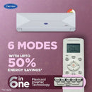 Carrier 1.5 Ton 3 Star Inverter Split AC (19K XPERT EDGE GXI ALPHA HYBRIDJET INV 3 STAR)