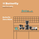 Butterfly ZieraBlack 1000 Watt 6 Jars Mixer Grinder 23000 RPM, Black